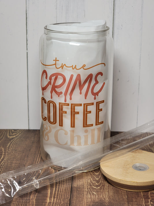 True Crime Coffee Glass